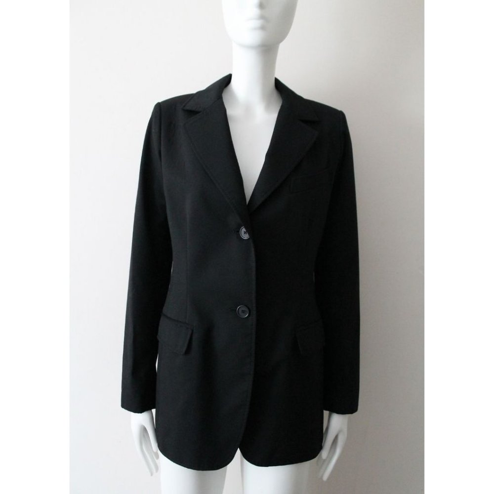 Smythe Boyfriend Wool Blazer Black Size 6